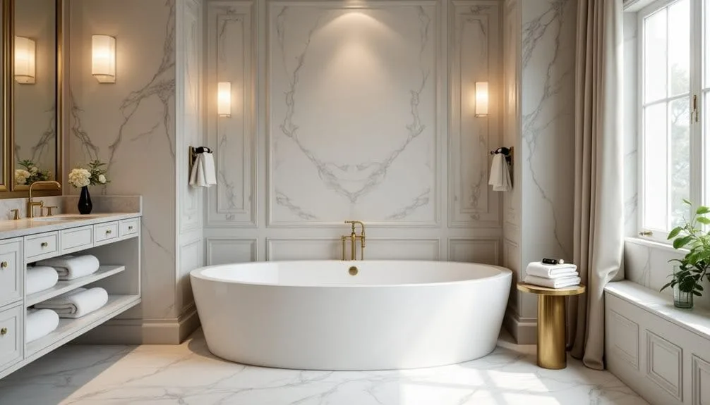 elegant acrylic bathtub design