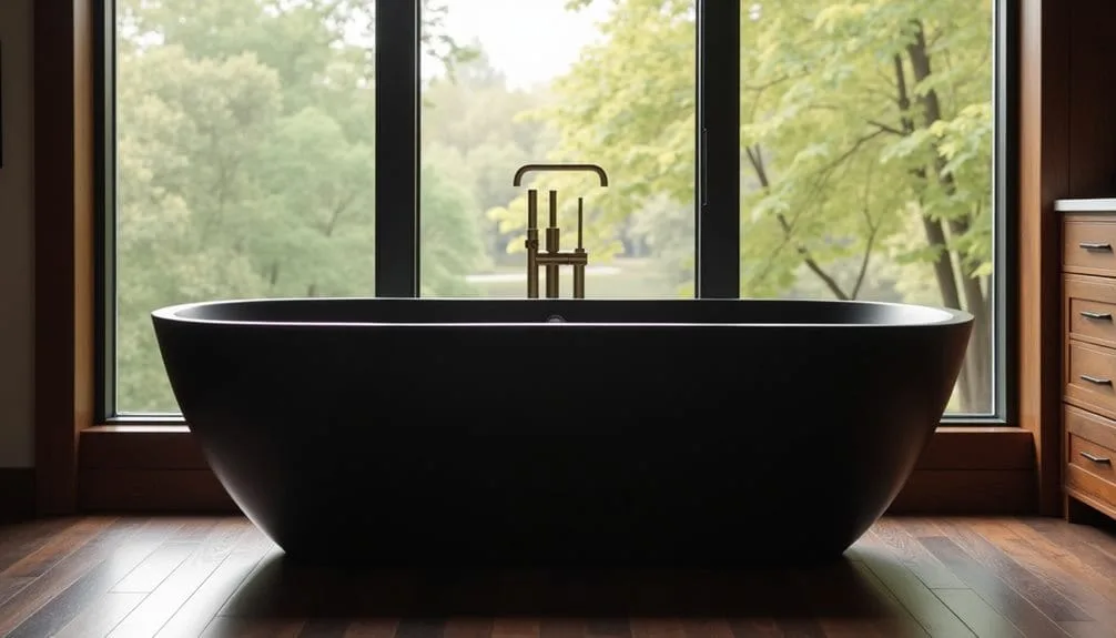 modern black wood aesthetics